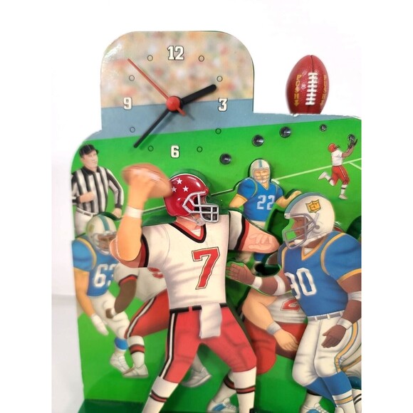 Vintage The Original Football Clock Electronic Lights & Sound Fun-Damental 1999 - Picture 9 of 11